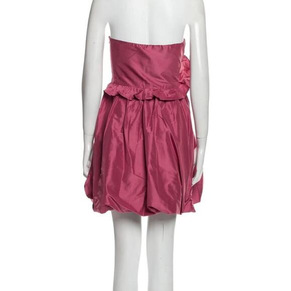 Cynthia Rowley Lulu Silk Babydoll Mini A-Line Dress-Rose-6-NWT - Picture 6 of 15